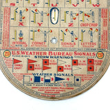 Extra Nice, Extra Packed WWI US Navy & Merchant Marines Double Sided Mechanical Signal Chart