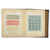 Early, Fine, German Froebel Kindergarten Paper Weaving Album (Accordion Fold)