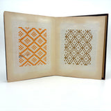 Early, Fine, German Froebel Kindergarten Paper Weaving Album (Accordion Fold)