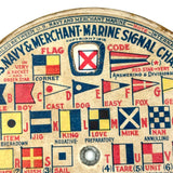 Extra Nice, Extra Packed WWI US Navy & Merchant Marines Double Sided Mechanical Signal Chart