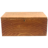 Mid 19th C. Grain Painted Box (Eyes and Arches)