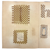 Early, Fine, German Froebel Kindergarten Paper Weaving Album (Accordion Fold)