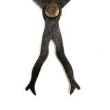Sculptural Antique Long and Lanky Ladies Legs Machinist Calipers Monogrammed ES