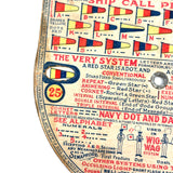 Extra Nice, Extra Packed WWI US Navy & Merchant Marines Double Sided Mechanical Signal Chart