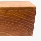 Mid 19th C. Grain Painted Box (Eyes and Arches)