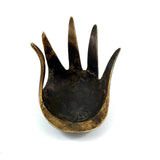 Heavily Patinated (Much Used!) Walter Bosse for Herta Baller 1950s Brass "Hand" Ashtray
