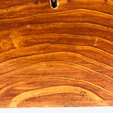 Mid 19th C. Grain Painted Box (Eyes and Arches)