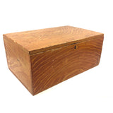 Mid 19th C. Grain Painted Box (Eyes and Arches)