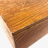 Mid 19th C. Grain Painted Box (Eyes and Arches)