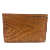 Mid 19th C. Grain Painted Box (Eyes and Arches)