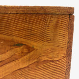 Mid 19th C. Grain Painted Box (Eyes and Arches)