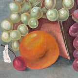 Still Life with Cherries, Grapes and Oranges, C. 1890s Oil on Canvas Painting