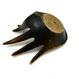 Heavily Patinated (Much Used!) Walter Bosse for Herta Baller 1950s Brass "Hand" Ashtray