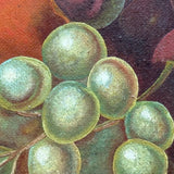 Still Life with Cherries, Grapes and Oranges, C. 1890s Oil on Canvas Painting