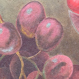 Still Life with Cherries, Grapes and Oranges, C. 1890s Oil on Canvas Painting