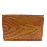 Mid 19th C. Grain Painted Box (Eyes and Arches)