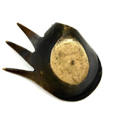 Heavily Patinated (Much Used!) Walter Bosse for Herta Baller 1950s Brass "Hand" Ashtray