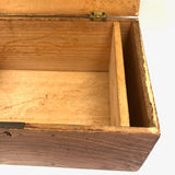 Mid 19th C. Grain Painted Box (Eyes and Arches)