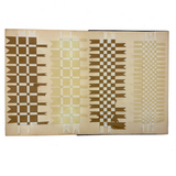 Early, Fine, German Froebel Kindergarten Paper Weaving Album (Accordion Fold)