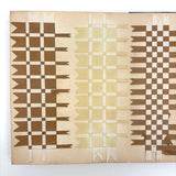Early, Fine, German Froebel Kindergarten Paper Weaving Album (Accordion Fold)