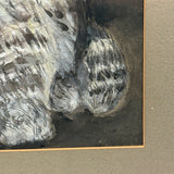 To Lilith Isabel with Love From Grandma, 1916 Watercolor Kitten by Elizabeth Harding Beckwith