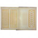 Early, Fine, German Froebel Kindergarten Paper Weaving Album (Accordion Fold)