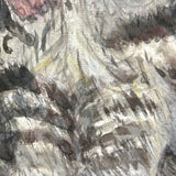 To Lilith Isabel with Love From Grandma, 1916 Watercolor Kitten by Elizabeth Harding Beckwith