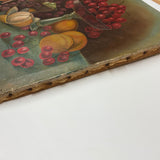 Still Life with Cherries, Grapes and Oranges, C. 1890s Oil on Canvas Painting