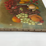 Still Life with Cherries, Grapes and Oranges, C. 1890s Oil on Canvas Painting