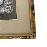 To Lilith Isabel with Love From Grandma, 1916 Watercolor Kitten by Elizabeth Harding Beckwith