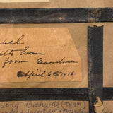 To Lilith Isabel with Love From Grandma, 1916 Watercolor Kitten by Elizabeth Harding Beckwith