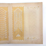 Early, Fine, German Froebel Kindergarten Paper Weaving Album (Accordion Fold)