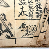 Marvelously Expressive Birds in Nature, Japanese Edo Period (1830-40s) Sketchbook of Original Ink Drawings