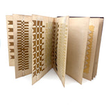 Early, Fine, German Froebel Kindergarten Paper Weaving Album (Accordion Fold)