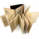 Early, Fine, German Froebel Kindergarten Paper Weaving Album (Accordion Fold)