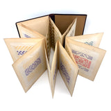 Early, Fine, German Froebel Kindergarten Paper Weaving Album (Accordion Fold)