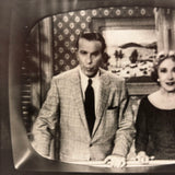 The George and Gracie Show Shot on Screen, 1950s Snapshot Photo