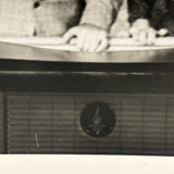 The George and Gracie Show Shot on Screen, 1950s Snapshot Photo