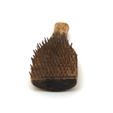 Amazing Antique Carved Miniature Comb with Tiny Shape Wooden Teeth