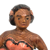 Carved Ballerina in Pink on Custom Stand