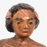 Carved Ballerina in Pink on Custom Stand