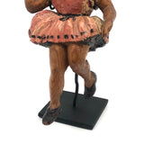 Carved Ballerina in Pink on Custom Stand