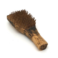 Amazing Antique Carved Miniature Comb with Tiny Shape Wooden Teeth
