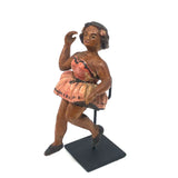 Carved Ballerina in Pink on Custom Stand