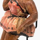 Carved Ballerina in Pink on Custom Stand