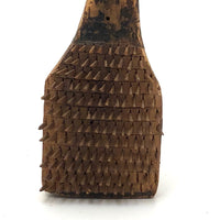 Amazing Antique Carved Miniature Comb with Tiny Shape Wooden Teeth