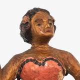 Carved Ballerina in Pink on Custom Stand