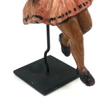 Carved Ballerina in Pink on Custom Stand