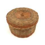 Set of Three Progressively Sized Old Wabanaki Sweet Grass Baskets