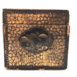 Stunning C. 1800 Very Fine Chinese Export (Canton) Lacquered Tea Caddy